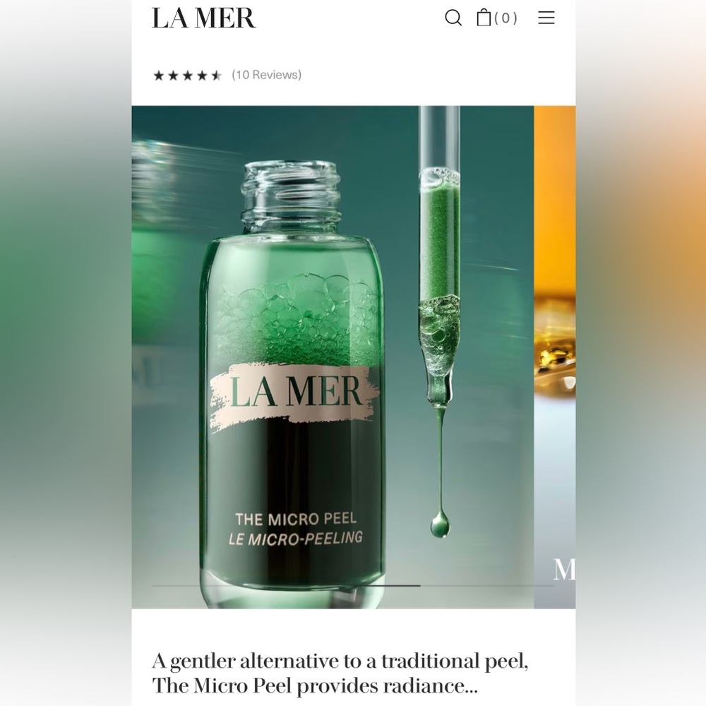 La Mer Green Micro Peel Serum